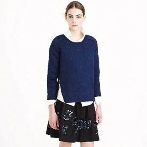 J Crew Matelasse Textured Double Zip Top Size 6